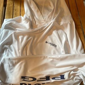 Columbia PFG long sleeve hooded 2XL shirt